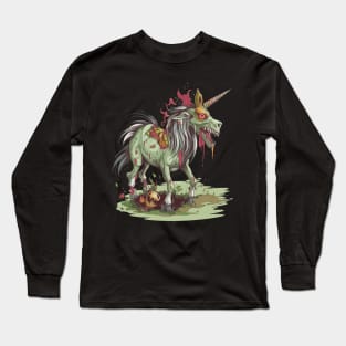 Zombie Unicorn Long Sleeve T-Shirt